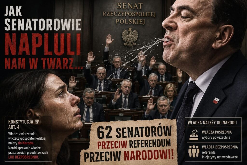 Senatorowie napluli Polakom w&nbsp;twarz!