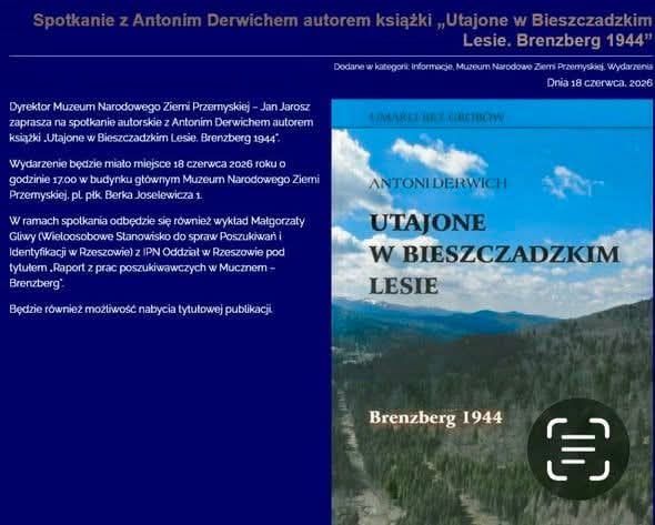 Spotkanie z&nbsp;Antonim Derwichem – strażnikiem pamięci Bieszczadów