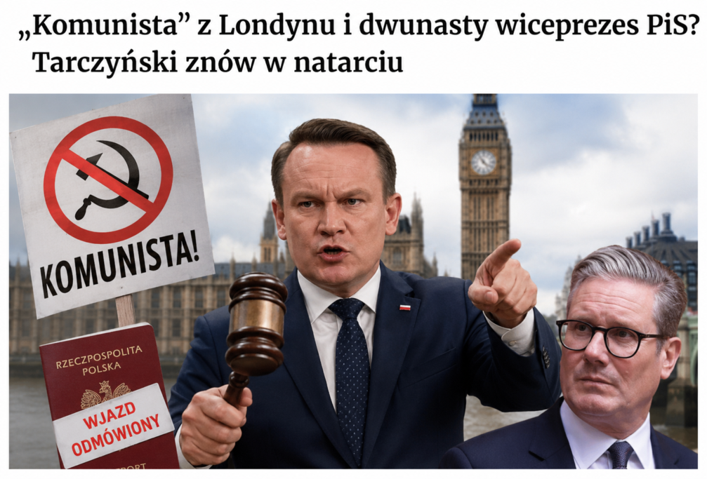 „Komunista” z&nbsp;Londynu i&nbsp;dwunasty wiceprezes PiS? Tarczyński znów w&nbsp;natarciu