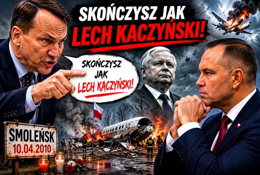 Sikorski przyznał się do&nbsp;Smoleńska? Sikorski straszy Nawrockiego zamachem