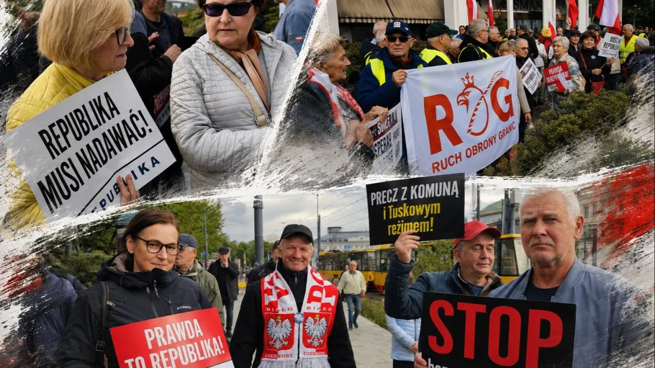 Demonstracja w&nbsp;obronie wolności słowa. „Republika musi nadawać!”