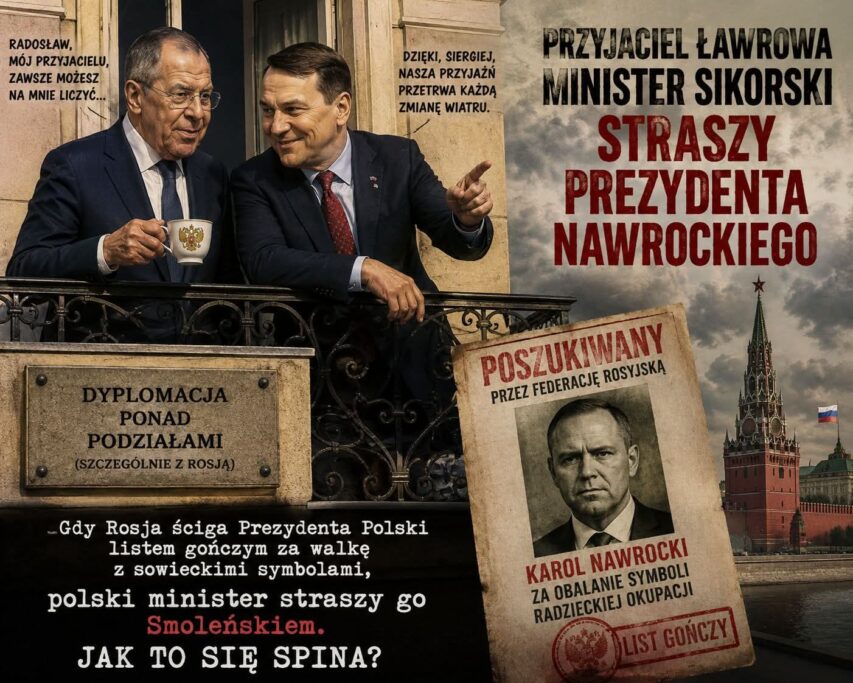 Przyjaciel Ławrowa minister Sikorski straszy Prezydenta Nawrockiego!