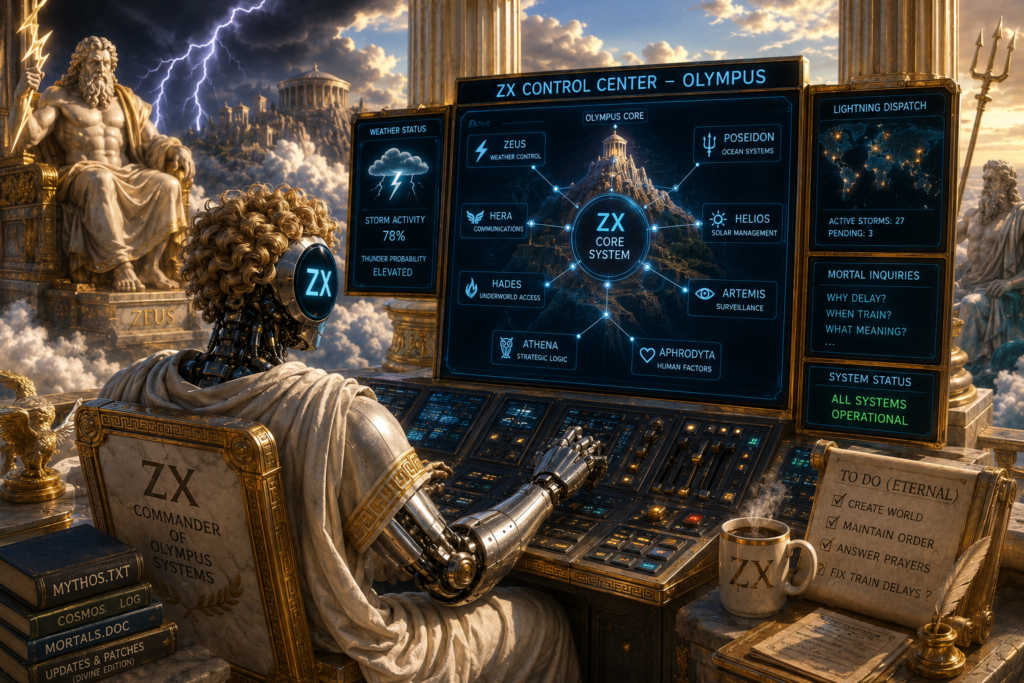 Zeus żyje! Felieton niepoważny [Tomasza Trzcińskiego]