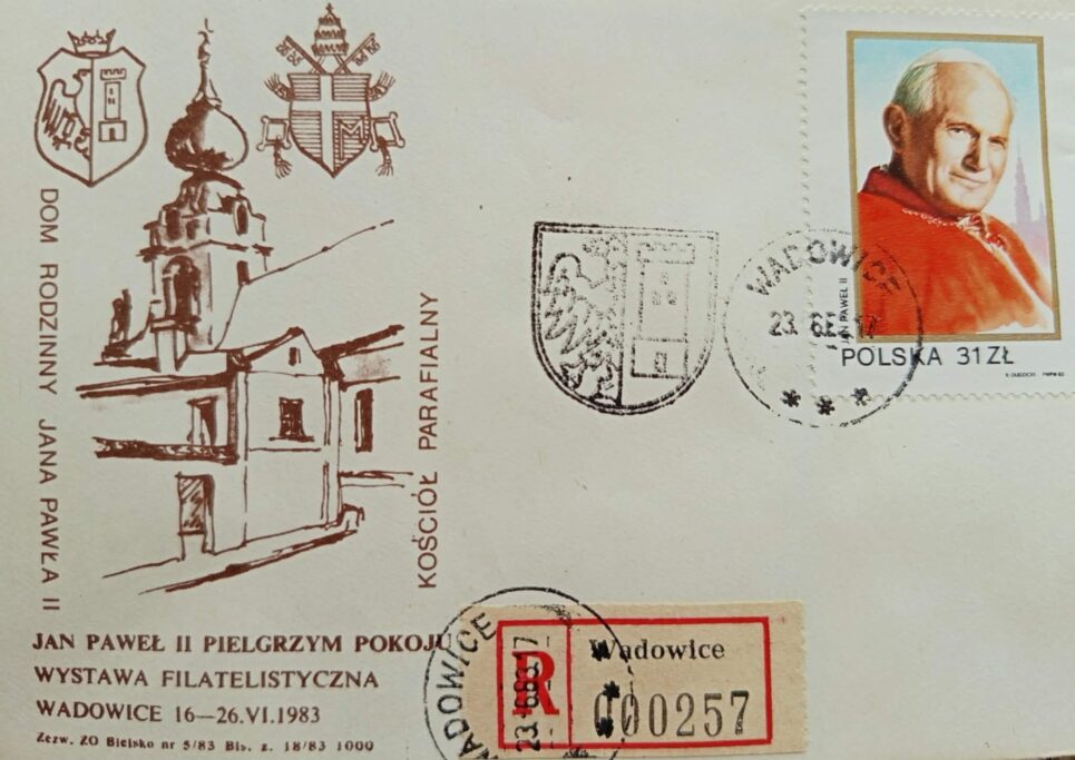 Jan Paweł II – Pielgrzym Pokoju. Wspomnienie wystawy filatelistycznej w&nbsp;Wadowicach
