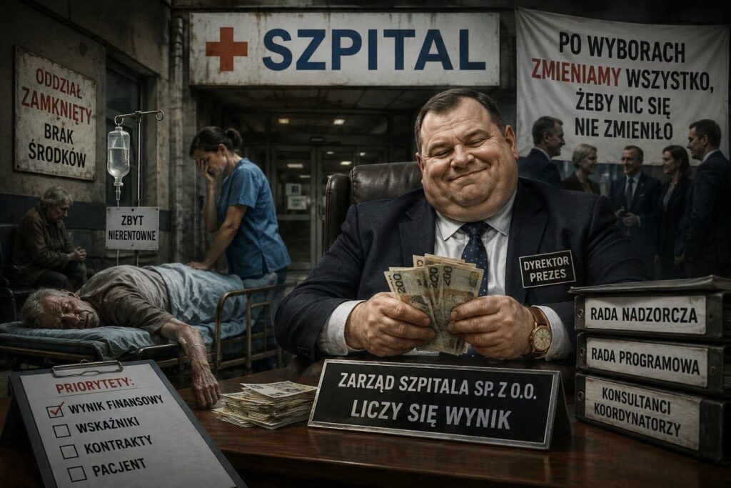 Służba zdrowia nie&nbsp;choruje na&nbsp;brak pieniędzy. Choruje na&nbsp;polityków