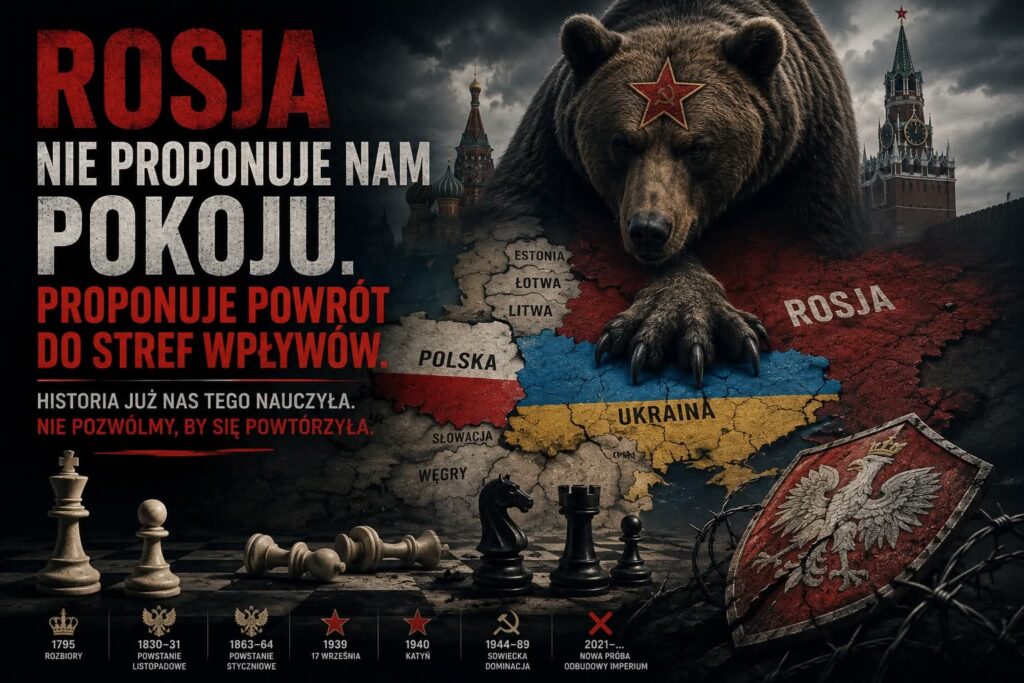 Rosja nie&nbsp;proponuje nam pokoju. Proponuje powrót do&nbsp;stref wpływów