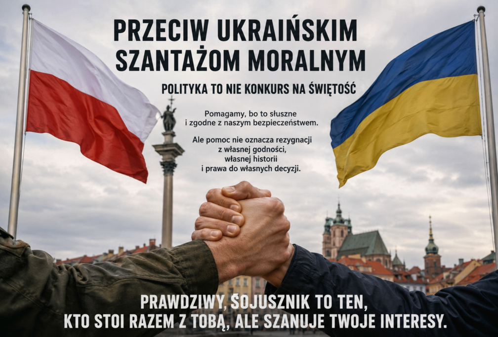 PRZECIW UKRAIŃSKIM SZANTAŻOM MORALNYM