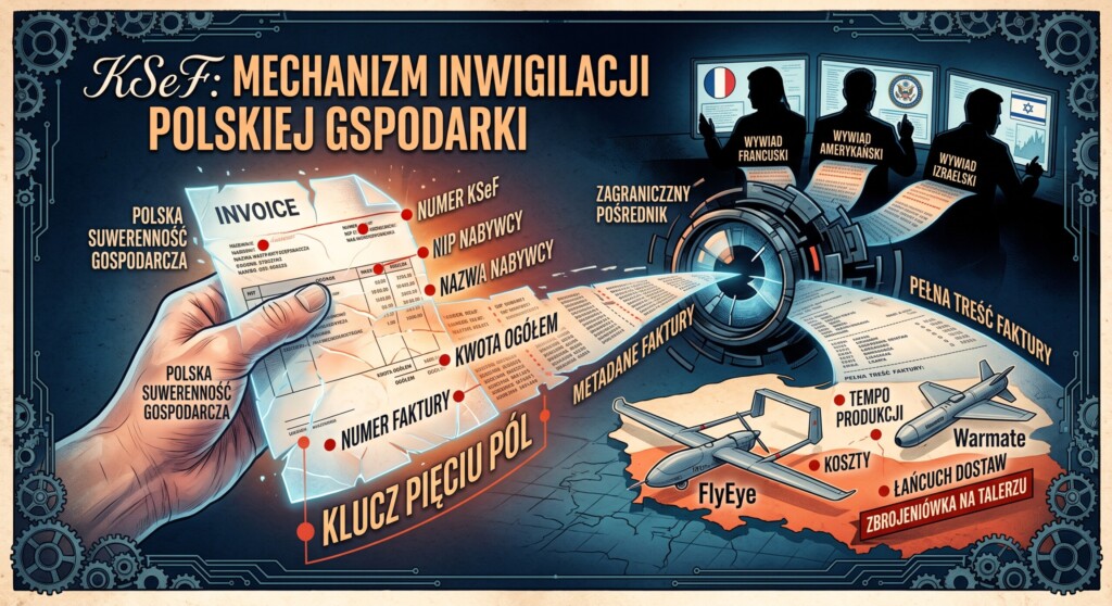 Szpiegowski KSeF i&nbsp;zdrada elit! Jak pięć pól i&nbsp;zagraniczny WAF otworzyły naszą gospodarkę obcym wywiadom