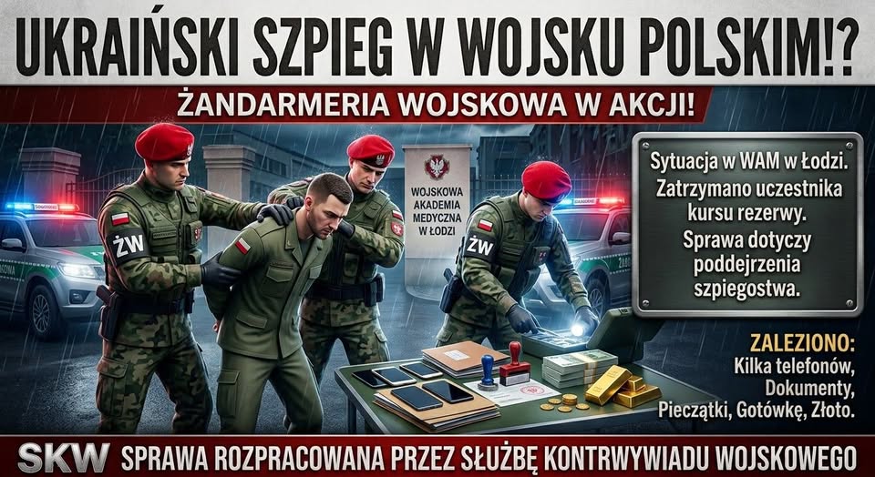 Aresztowano szpiega żołnierza z&nbsp;podwójnym obywatelstwem