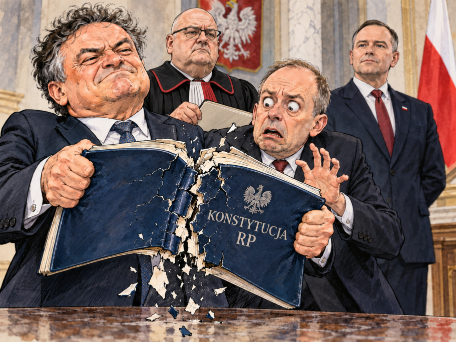 Naginanie czy&nbsp;przeginanie prawa? komentarz [a]polityczny Tomasza Trzcinskiego