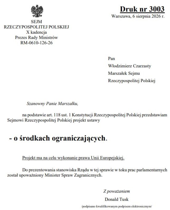 Jak faszyści Tuska uchwalą ustawę z&nbsp;druku 3003 to&nbsp;będę siedzieć!