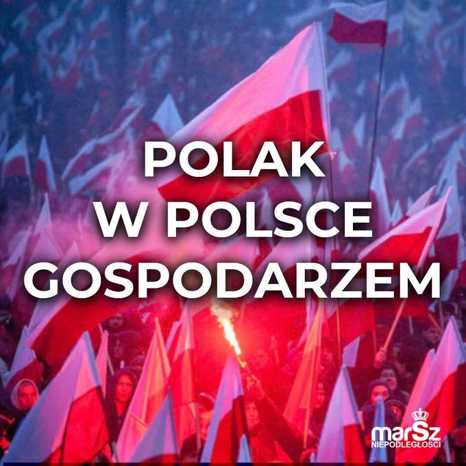 „Polak w&nbsp;Polsce gospodarzem!” – znamy hasło Marszu Niepodległości 2026