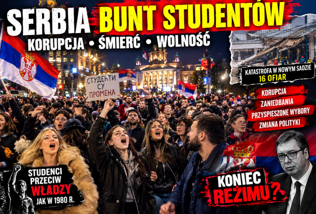 Serbia na&nbsp;krawędzi rewolucji. Studenci rzucili wyzwanie władzy!