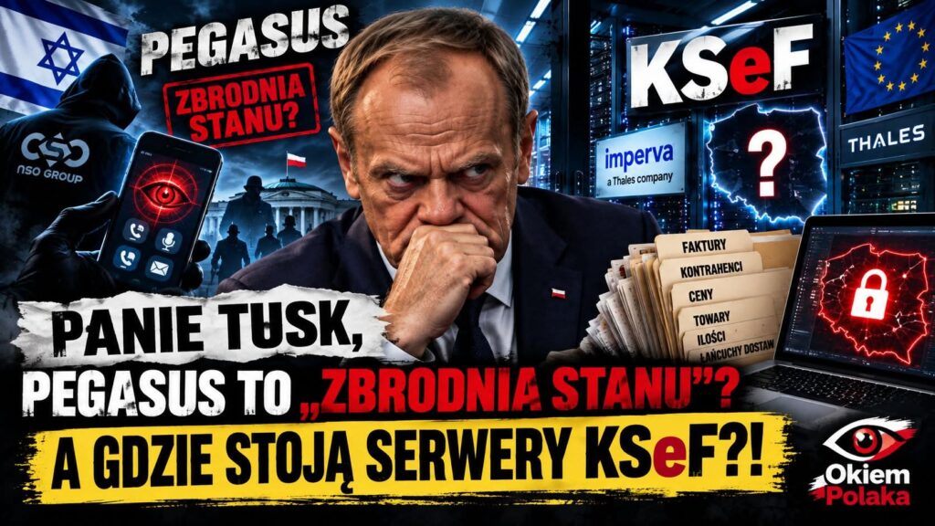 PANIE TUSK, PEGASUS TO&nbsp;„ZBRODNIA STANU”? A&nbsp;GDZIE STOJĄ SERWERY KSeF?! 