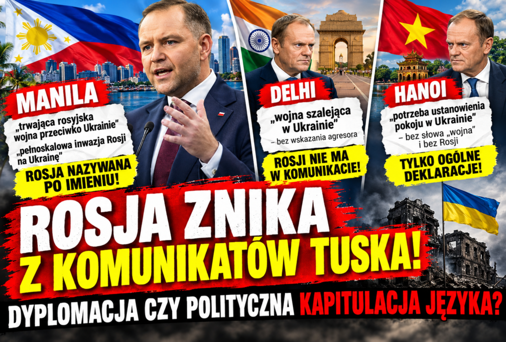 Rosja znika z&nbsp;komunikatów Tuska. Dyplomacja czy&nbsp;polityczna kapitulacja?